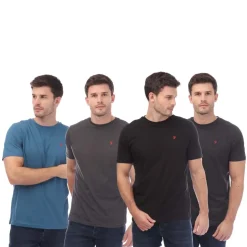 Farah Mens Ryman 3 Pack Lounge T-Shirts in Navy