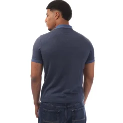 Farah Mens Stafford Polo Shirt in Blue