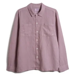 Farah Nelson Slub Shirt in Pink