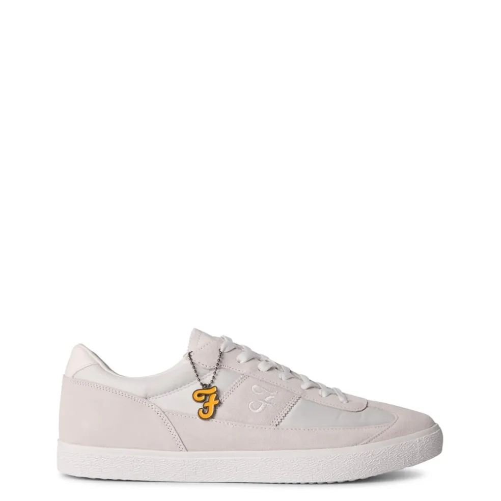 Farah Stantn Low Top Cupsole Sneakers in White