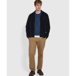 Farah Tim Crewneck Sweatshirt in Blue