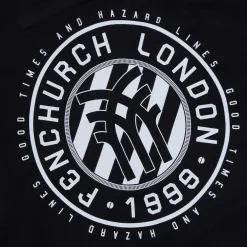 Fenchurch Hazard Hoody in Black
