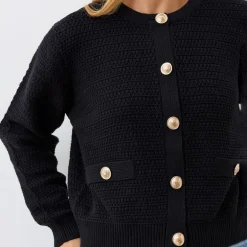 Finery Womens Cardigan in Black
