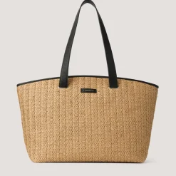 Fiorelli Sydney Ribbed Tote in Beige