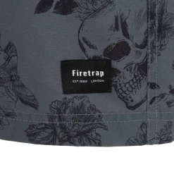 Firetrap Aop Swim Shorts in Beige