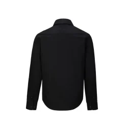 Firetrap Essential Zip Overshirt in Black