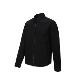 Firetrap Essential Zip Overshirt in Black