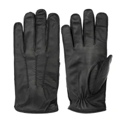 Firetrap Leather Cashmere Lining Glove Sn54 in Black