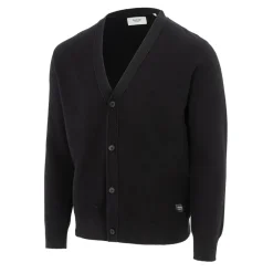 Firetrap Mens Button Cardigan in Black