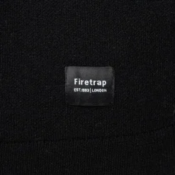 Firetrap Mens Button Cardigan in Black