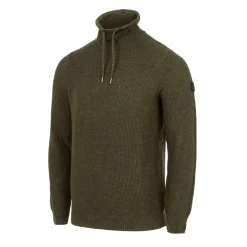 Firetrap Mens Cowl Neck Jumper in Green