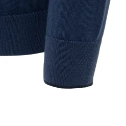 Firetrap Mens Jumper Polo in Blue