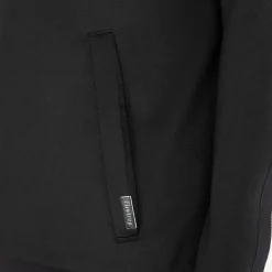 Firetrap Mens Quarter Zip Tracksuits in Black