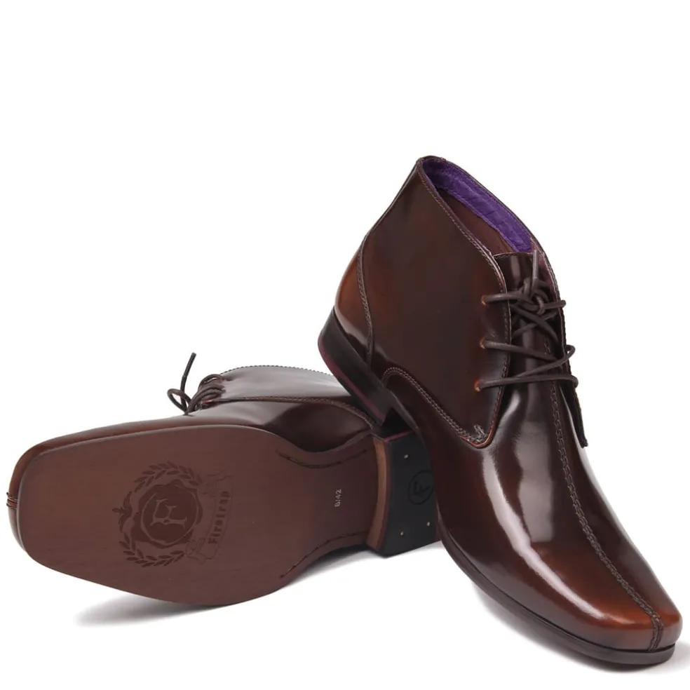 Firetrap Mens Wesley Boots in Brown