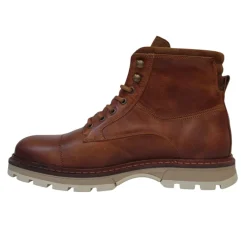 Firetrap Ralf Hiking Boots with Block Heel in Brown