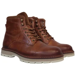 Firetrap Ralf Hiking Boots with Block Heel in Brown