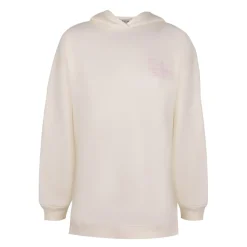 Firetrap Slit Hooded Relaxed Fit Sweatshirt in Cream