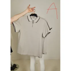 Firetrap Waffle Regular Fit Polo Shirt in Beige