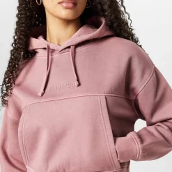 Firetrap Wash Crpullover Hoody in Pink