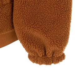 Firetrap Women Reversible Teddy Jacket in Brown