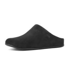 Fit Flop Chrissie Shearling Slippers in Black