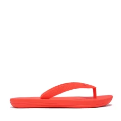 Fit Flop Girls iQushion Ergonomic Flip Flops in Orange