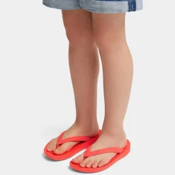 Fit Flop Girls iQushion Ergonomic Flip Flops in Orange