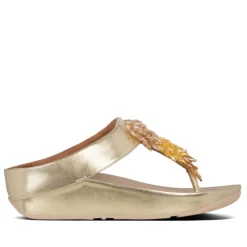 Fit Flop Rumba Ombre Toe-Thong Sandals in Beige