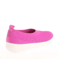 Fit Flop Uberknit Slip On Ballet Pumps in Violet