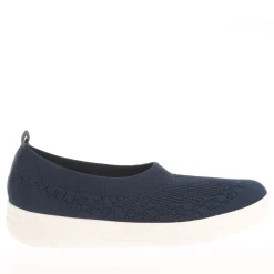 Fit Flop Uberknit Slip On Ballet Pumps in Navy