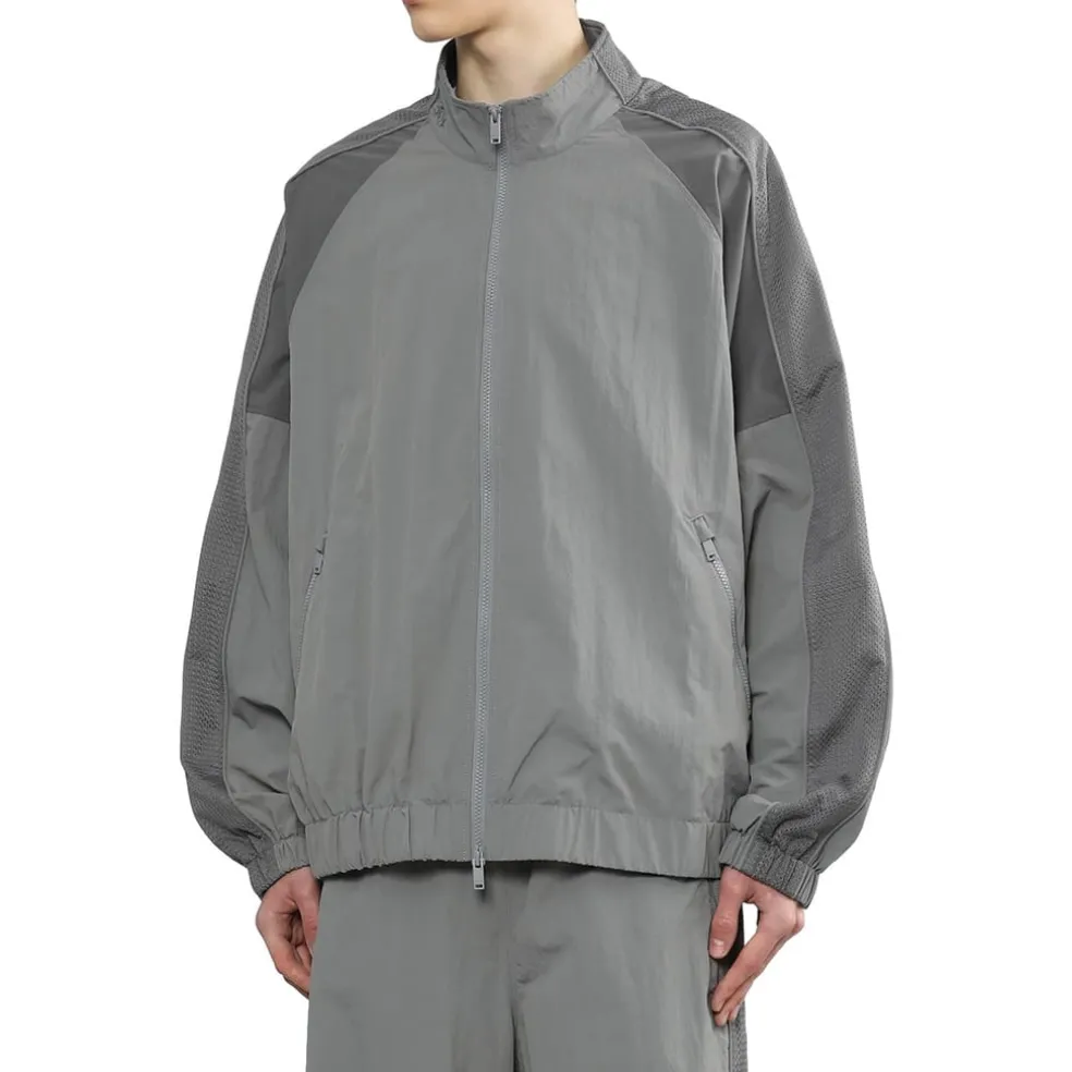 Five CM Panelled Track Jacket in Grey