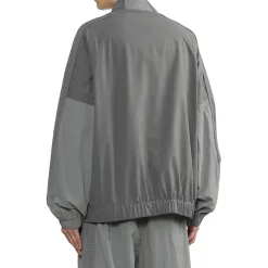 Five CM Panelled Track Jacket in Grey