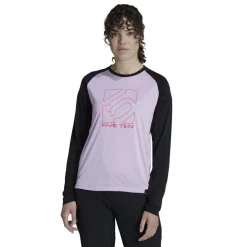 Five Ten Womens Long Sleeve Jersey in Pink