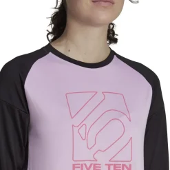 Five Ten Womens Long Sleeve Jersey in Pink