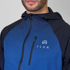 Flux Active Mens Gradient Jacket in Blue