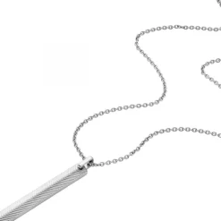 Fossil Harlow Necklace in Silver