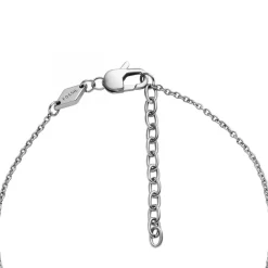 Fossil Harlow Necklace in Silver