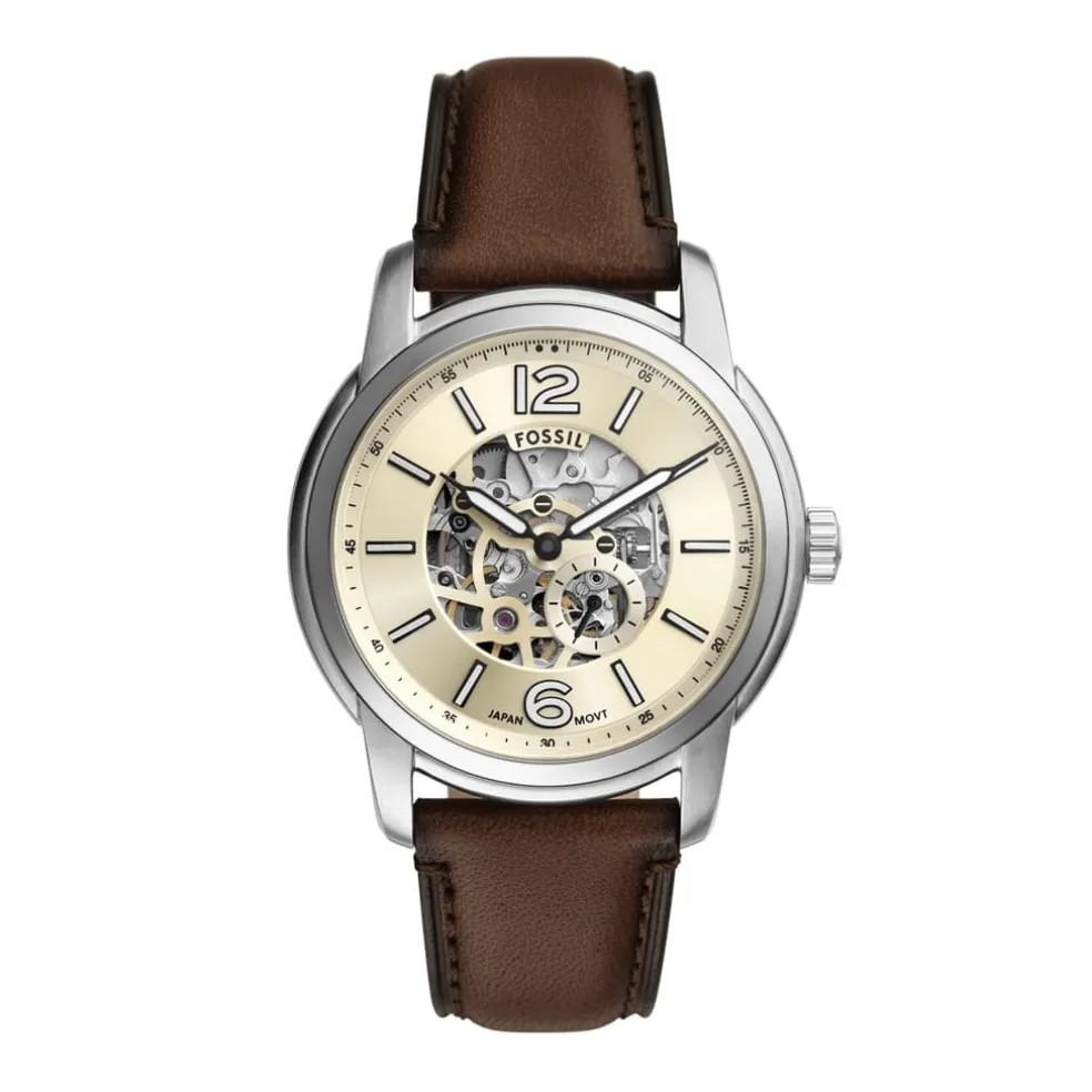 Fossil Heritage Automatic Watch in Brown