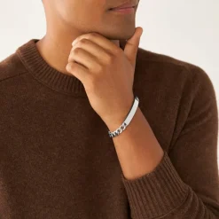 Fossil Stainless Steel Bracelet in White