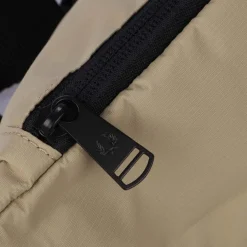 Fred Perry Circle Branded Crossbody Bag in Stone