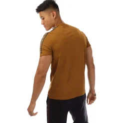 Fred Perry Contrast Tape Ringer T-Shirt in Yellow