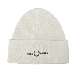 Fred Perry Graphic Beanie in Green