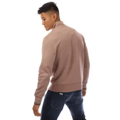 Fred Perry Half-Zip Sweatshirt in Pink