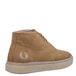 Fred Perry Hawley Corduroy Boots in Stone