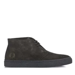 Fred Perry Hawley Suede Boots in Green