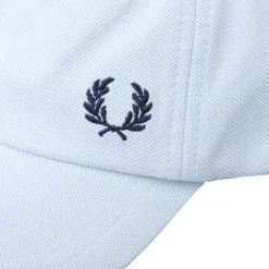 Fred Perry Pique Classic Cap in Light Blue