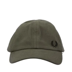 Fred Perry Pique Classic Cap in Green