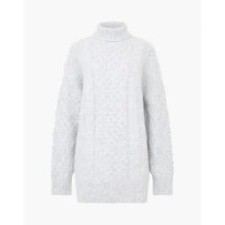 French Connection Makira Turtleneck Relaxed Fit Sweater in Grey