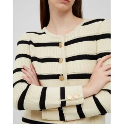 French Connection Marloe Crew Neck Relaxed Fit Sweater in Cream