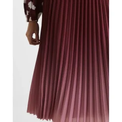 French Connection Sunburst Crepe in Red